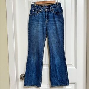 VTG 1990's Levis White Tab High Waist Bootcut Jeans. Size 3 Short